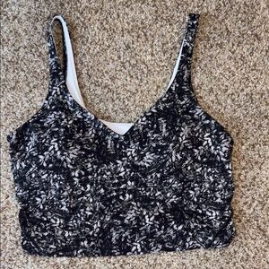 LULU LEMON Align Tank- Black Floral